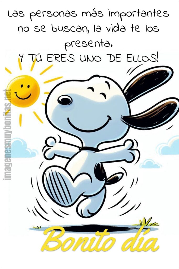 Bonito día Snoopy